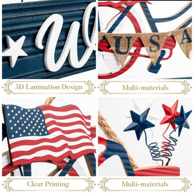Valery Madelyn welcoming sign suitable for Memorial Day and 4th of July