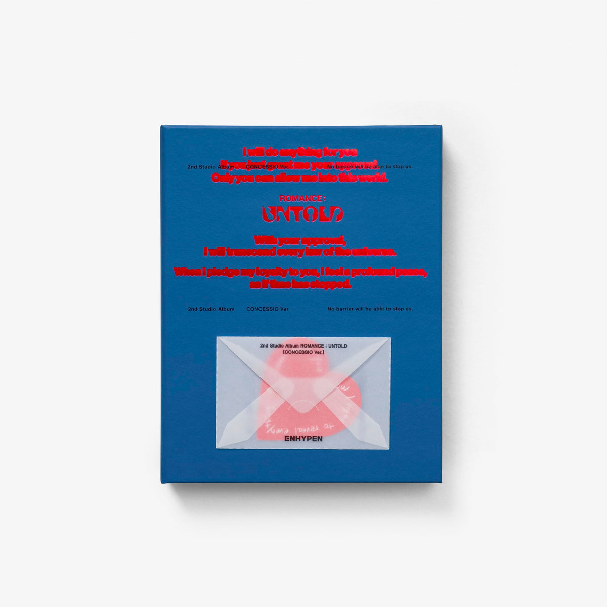 VALUEFLAG ENHYPEN Romance Untold CONCESSIO Ver front cover, striking art for display