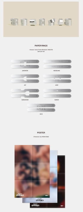 VALUEFLAG ENHYPEN Romance Untold CONCESSIO Ver photocard B from the set
