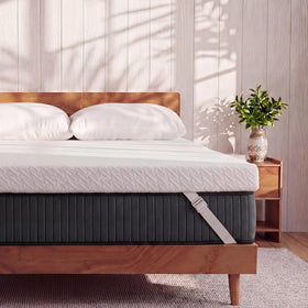 VALUXE 3-Inch Gel Memory Foam Topper on a bed for cooling comfort and contour support.