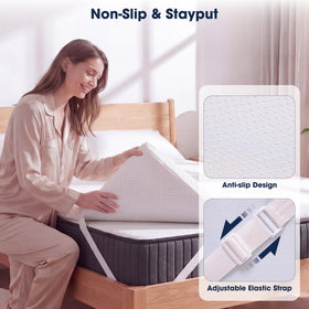 VALUXE removable bamboo cover with zipper demonstrates easy washing and maintenance.