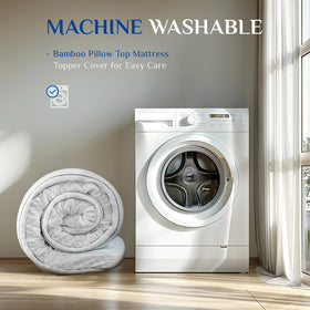 VALUXE machine-washable-cover highlights quick-care maintenance for busy homes