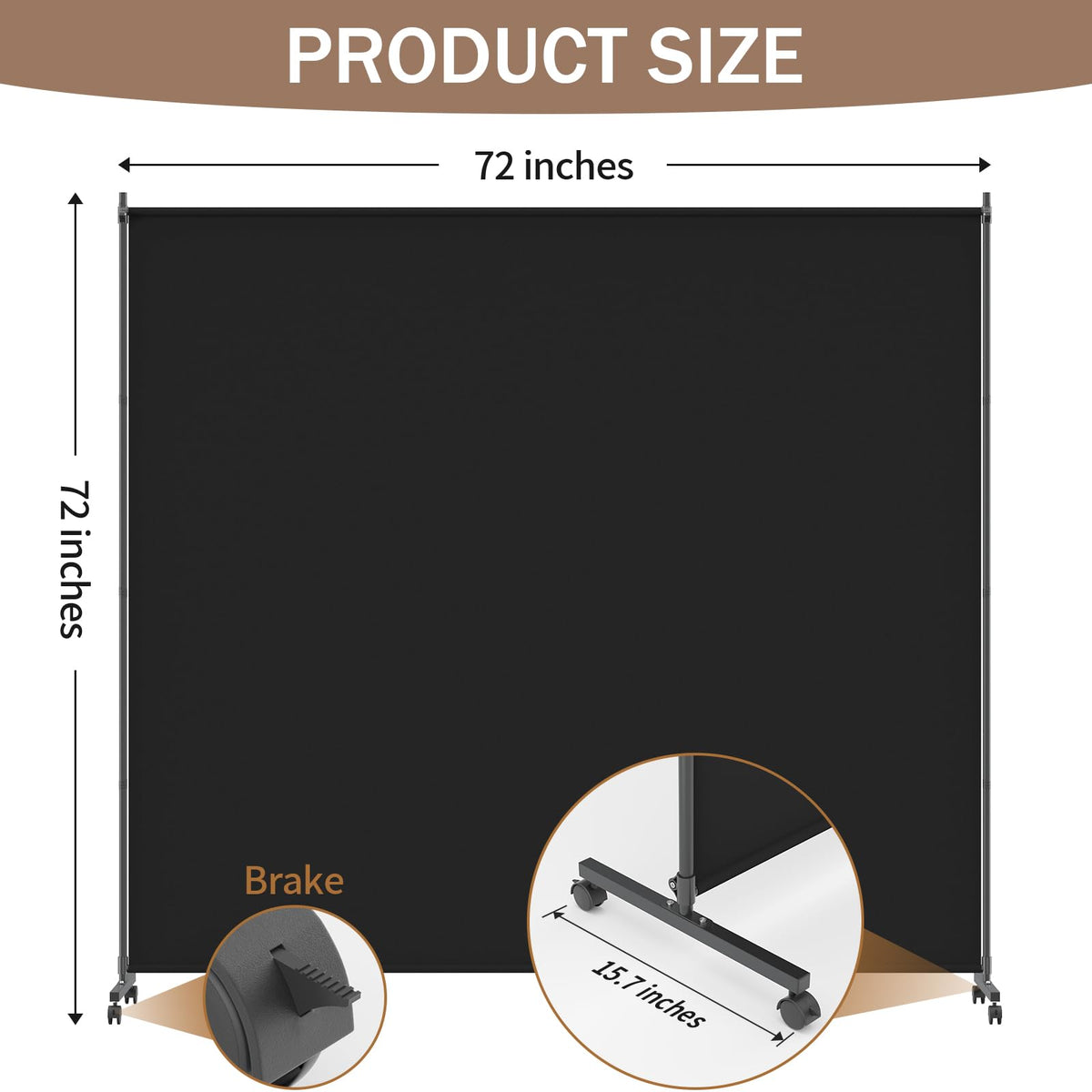 VAMFUTRE black room divider adds modern flair while separating spaces.