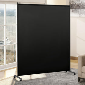 VAMFUTRE single panel divider with caster wheels enables easy mobility in any room.