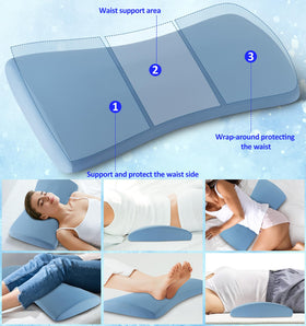 vamorry Bed rest pillow for car and sofa lounging supports posture.
