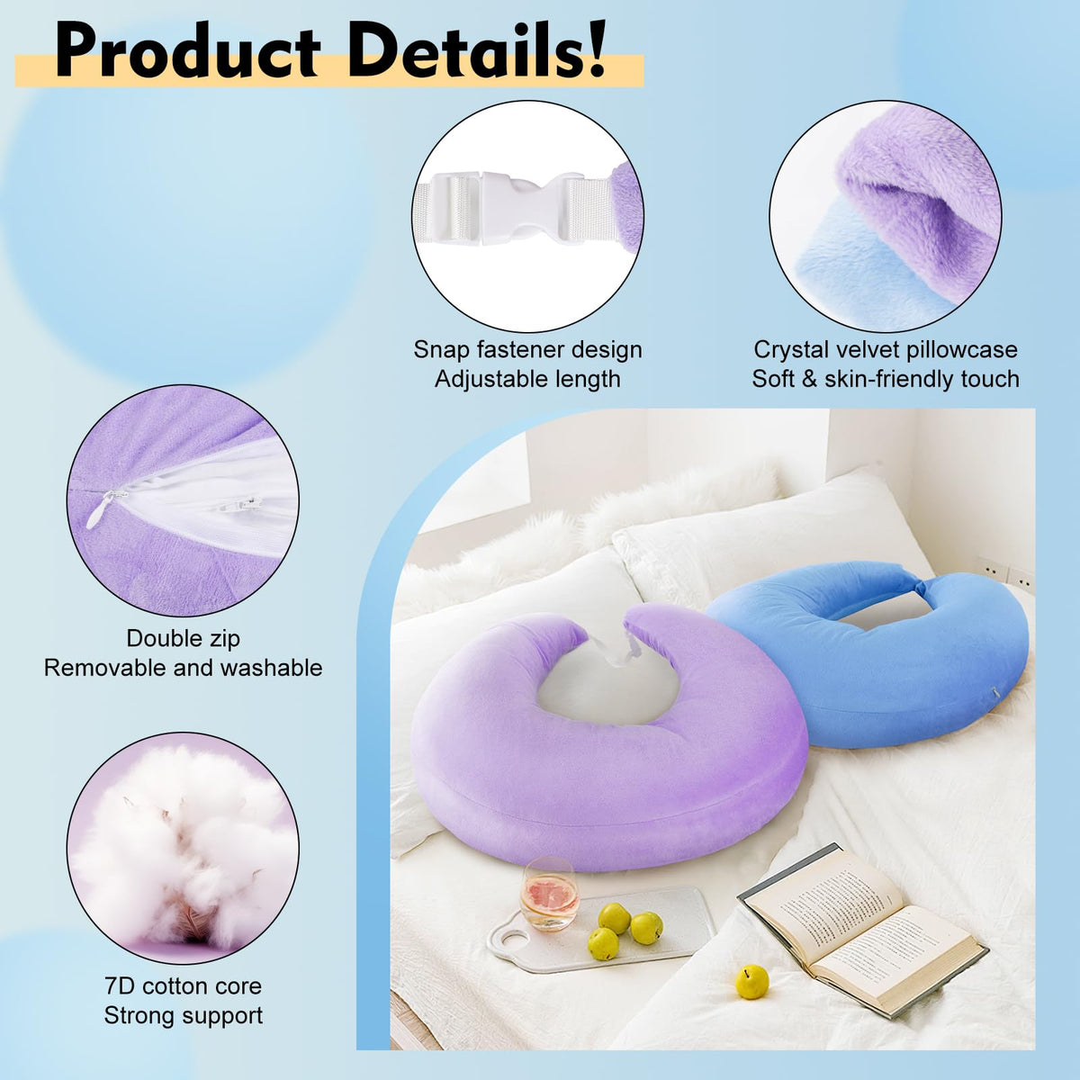 vamorry bed-sofa multi-use pillow is portable between rooms