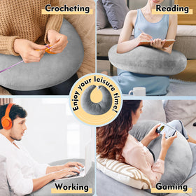 vamorry ergonomic u-shape arm pillow promotes proper posture during extended use