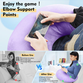 vamorry ergonomic u-shaped pillow supports posture and reduces fatigue during extended use