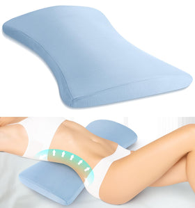 vamorry lumbar pillow bed support aids spinal alignment during sleep