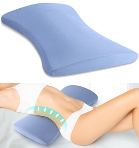 vamorry lumbar pillow durable foam maintains shape for nightly use