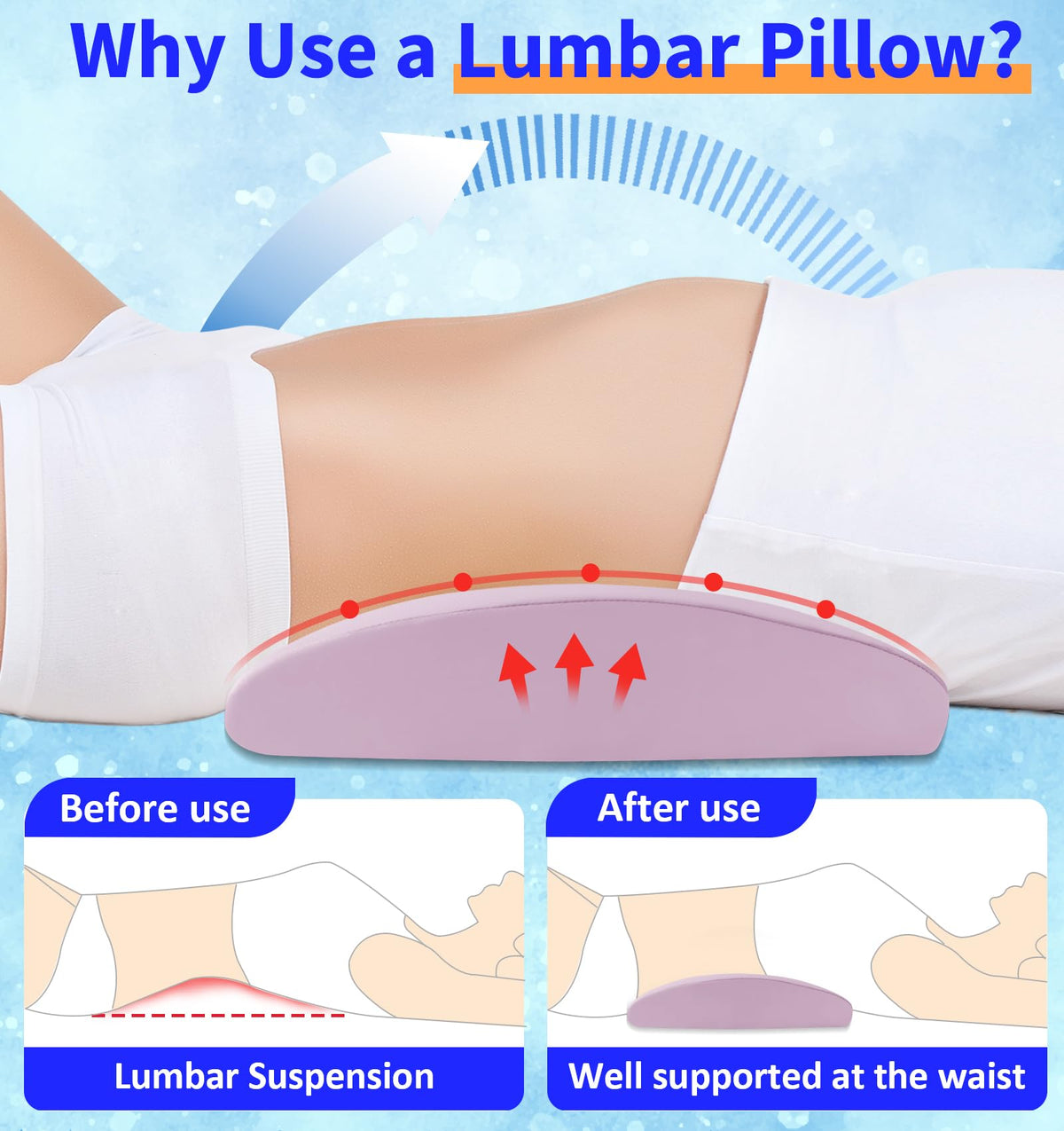 vamorry memory foam contour emphasizes ergonomic back support for daily comfort.