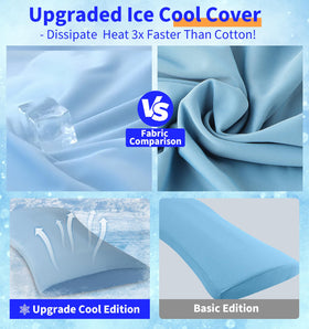 vamorry Lumbar Support Pillow memory foam core delivers ergonomic back alignment for daily rest.