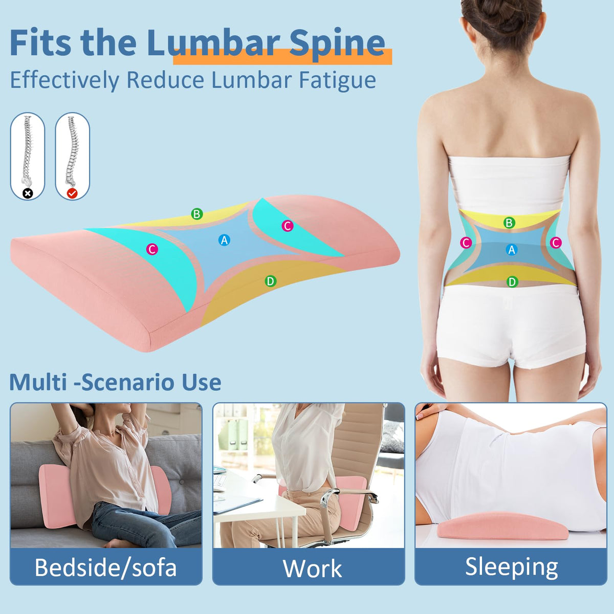 vamorry memory foam core offers long-lasting shape and comfort