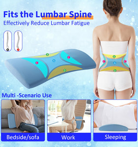 vamorry Premium memory foam construction maintains shape for long-lasting back support.