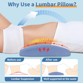 Vamorry under-knees pillow provides additional comfort during sleep.