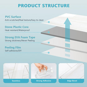 Vamos Tile durable, scratch-resistant surface suitable for daily use.