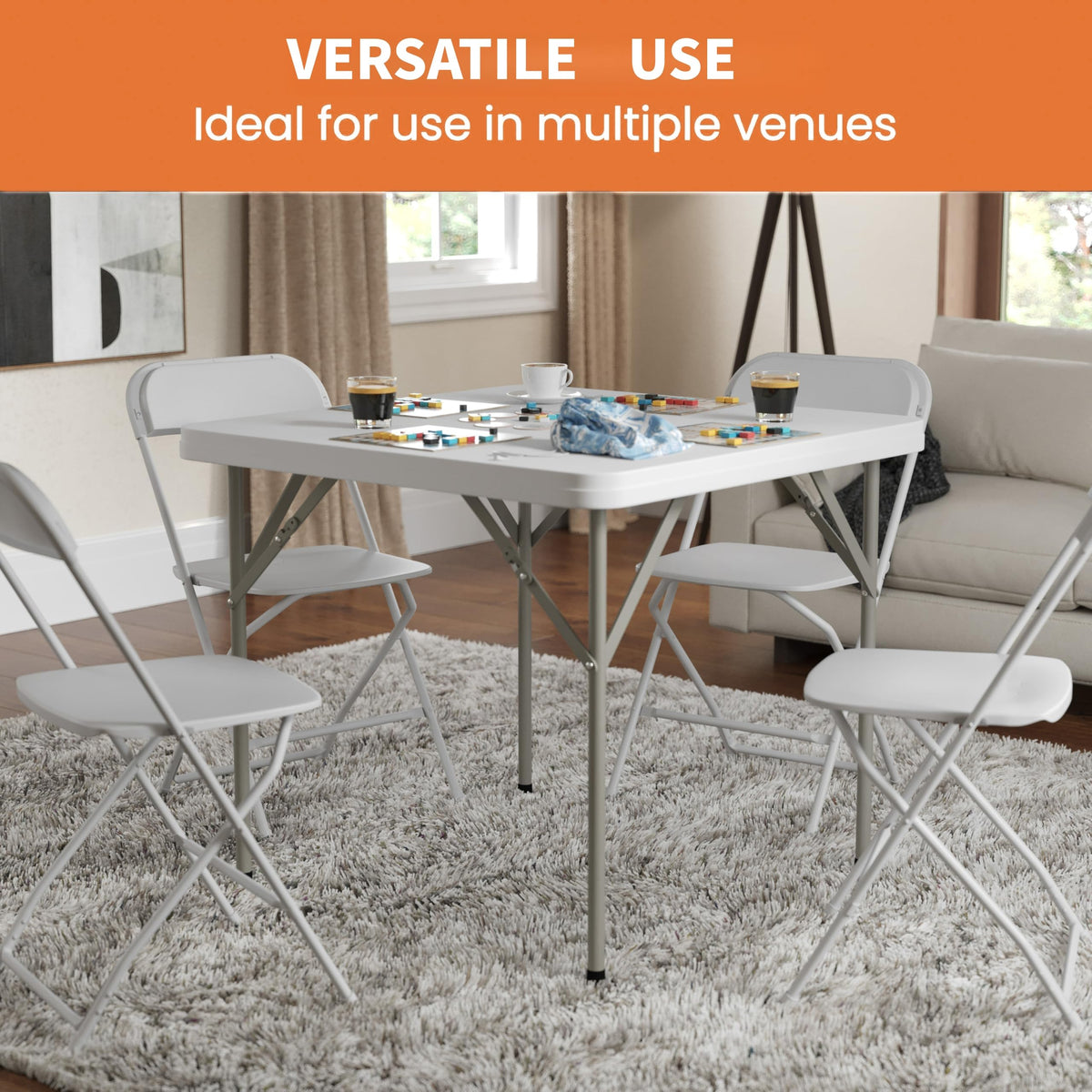 Vampire Killer versatile table for camping, picnics, parties, or office use.