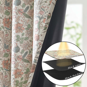 Vangao 63-inch curtains fit standard rods up to 1.5 inches for versatile mounting.