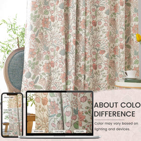 Vangao pink curtains for girls room provide soft decor and privacy.
