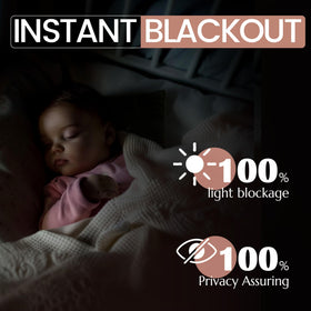 Vangao pink nursery curtains rod-pocket option for simple, plug-and-play installation.