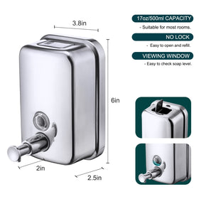 VANNSOO top-refill design simplifies restocking procedures.