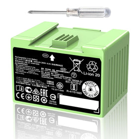 VANPIR ABL-D1 battery front view for Roomba showing compact design and extended runtime