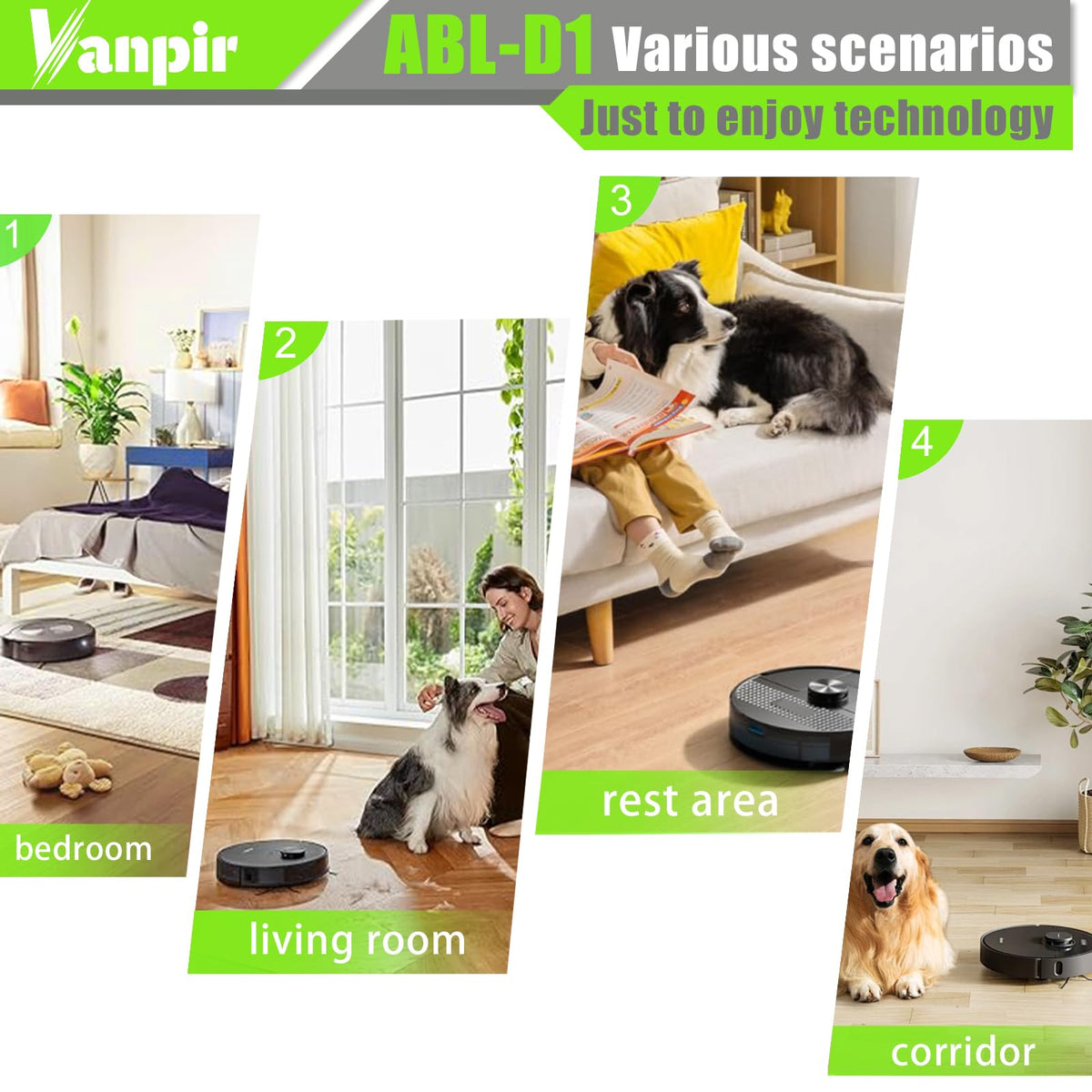 VANPIR ABL-D1 battery recharge-cycle image emphasizing durable power