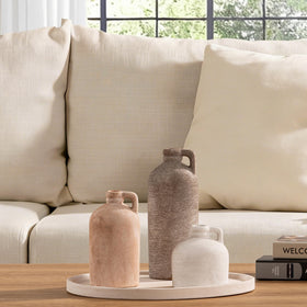 Vanselia ceramic vase set small on a desk for a delicate touch