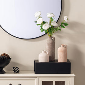 Vanselia vase interior is waterproof for fresh or faux arrangements