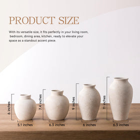 Vanselia ceramic vase texture close-up highlighting handcrafted detailing for timeless decor.