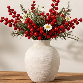 Vanselia handcrafted vase with a unique finish adds timeless charm