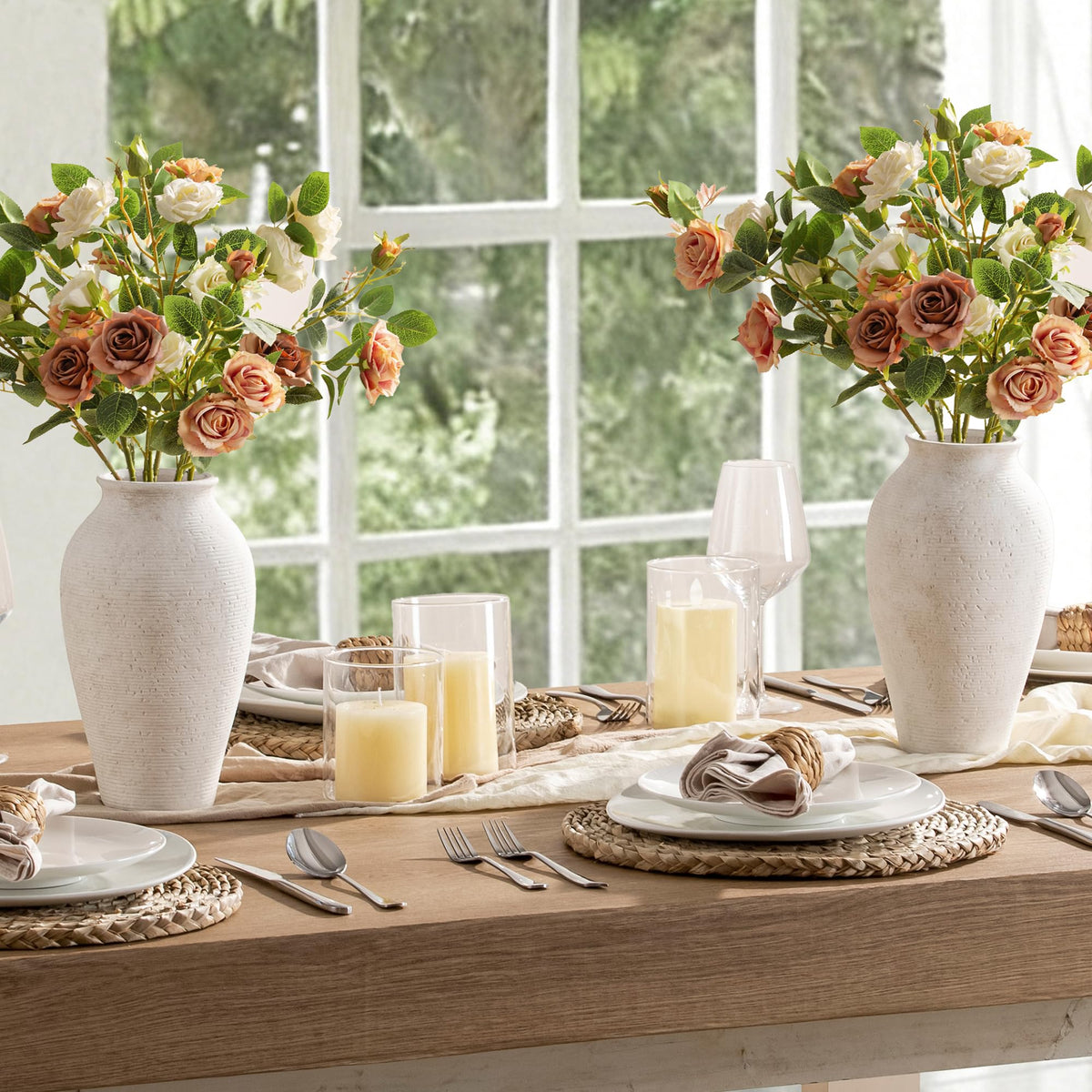 Vanselia high-quality ceramic vase remains sturdy for daily use