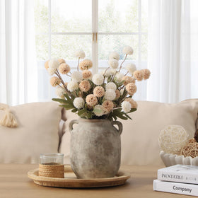 Vanselia kitchen shelf dining vase adds natural texture to shelves
