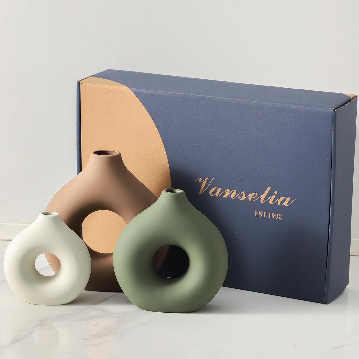 Vanselia modern farmhouse vase decor for cozy, stylish spaces