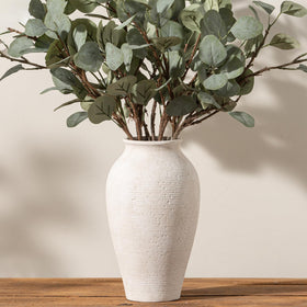 Vanselia tall vase bottom includes non-slip pad to protect surfaces