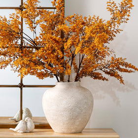 Vanselia vase enhances living rooms, bedrooms, and entryways with presence.