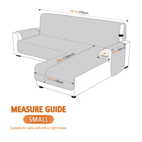 VANSOFY 100% waterproof layer guards against spills on the sofa.
