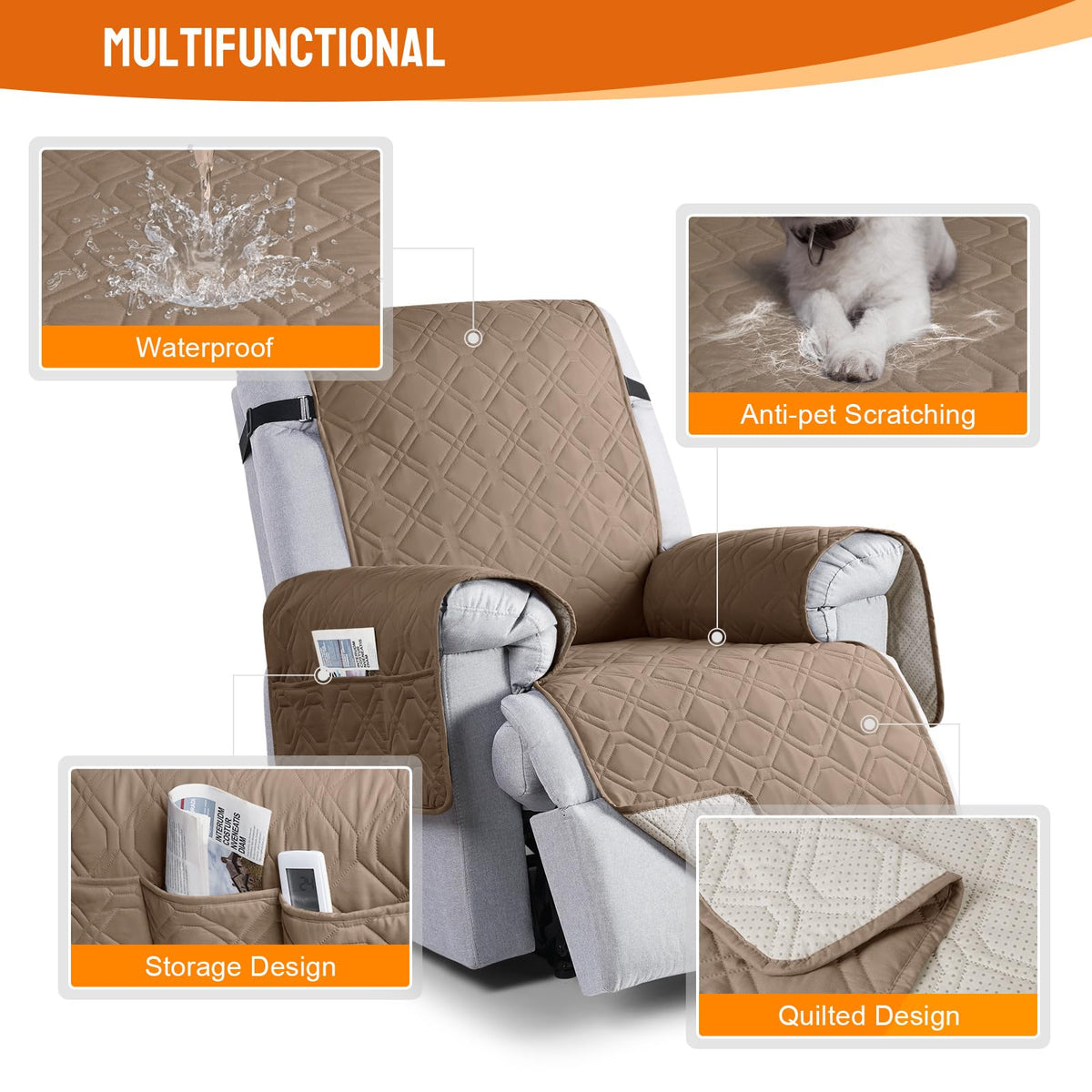 VANSOFY machine washable and quick air dry for simple care.
