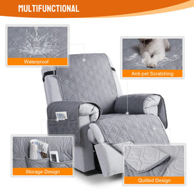 VANSOFY recliner cover anti-slip design on leather surface
