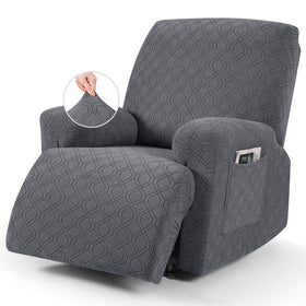 VANSOFY recliner cover back view protects fabric while adding elegance.