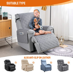 VANSOFY recliner cover dimension guide for secure fit
