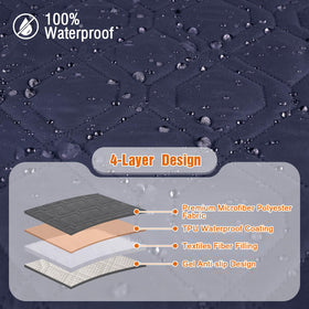 VANSOFY easy-care cover is machine washable and quick to dry.