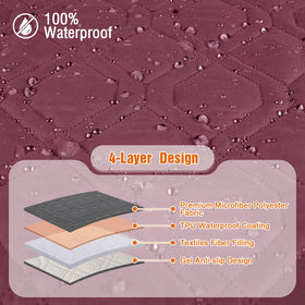 VANSOFY durable four-layer fabric protects against messes and daily use