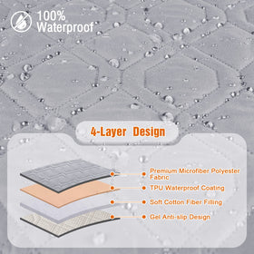 VANSOFY recliner cover easy installation drape and secure