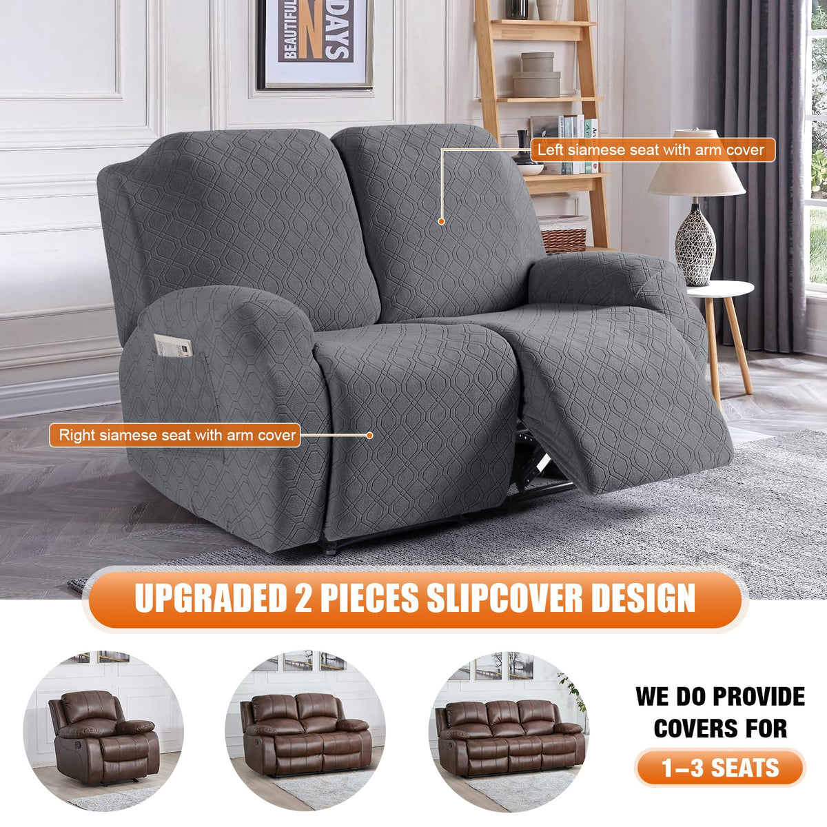 VANSOFY stretch fabric close-up highlights excellent elasticity for furniture.