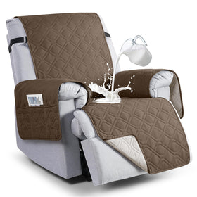 VANSOFY waterproof recliner cover front view protecting upholstery from spills
