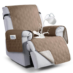 VANSOFY waterproof recliner cover protects furniture from spills and claws.