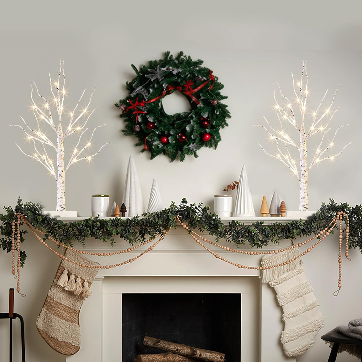 Vanthylit white birch tree ideal for holiday decor and celebrations.