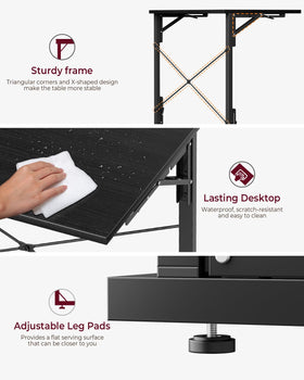 Vantic 31.5-inch folding desk for portable travel.