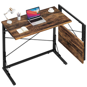 Vantic folding desk 31.5-inch full-view showing spacious surface for couch meals and work